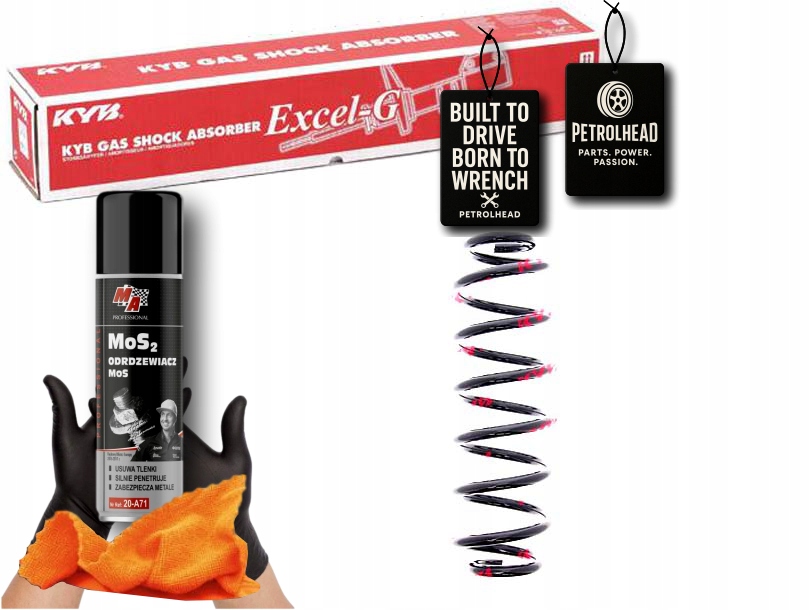 Pružina Zavěšení Zadní L/p Vw Passat B6 Passat B7 1 #Petrolhead Pro+ Kit1