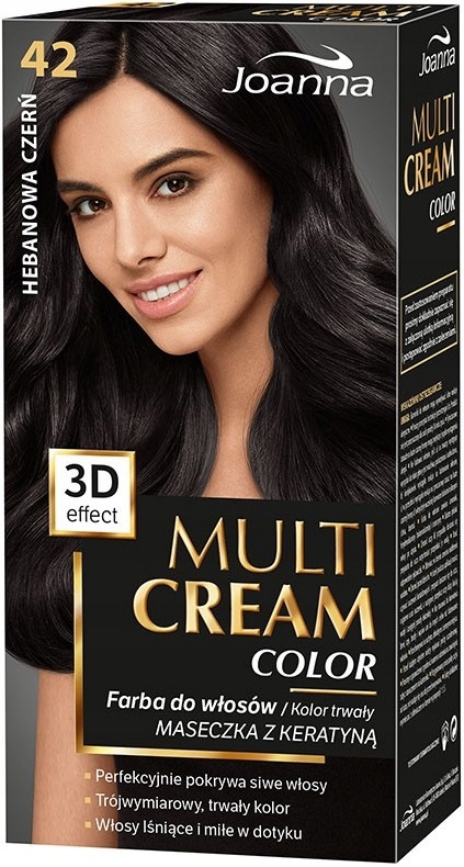 

Joanna Multi Cream Efekt 3D Hebanowa Czerń 42