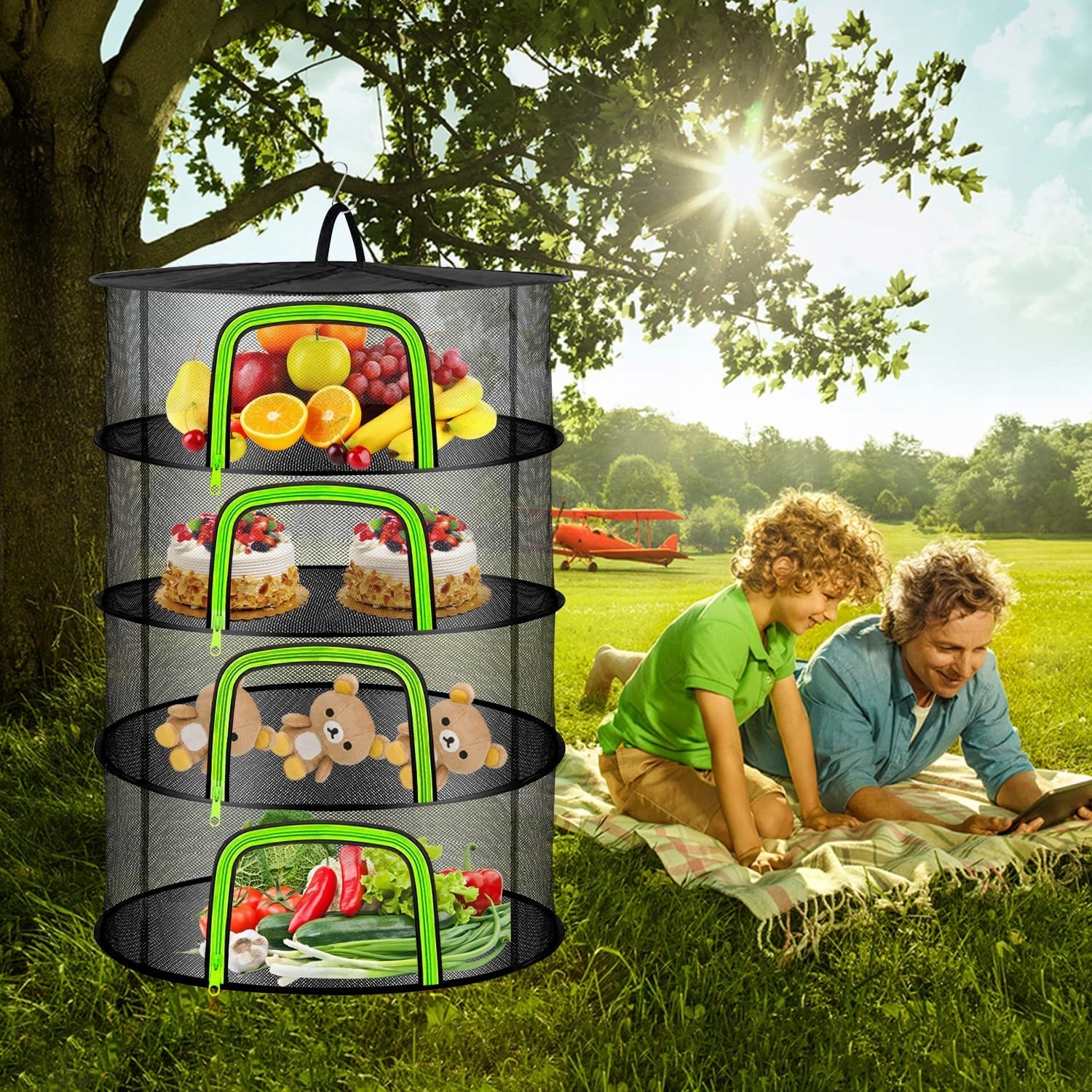 SIATKA DO SUSZENIA ZIÓŁ 60/80CM 4 PÓŁEK 1SUSZARKA Rodzaj inny