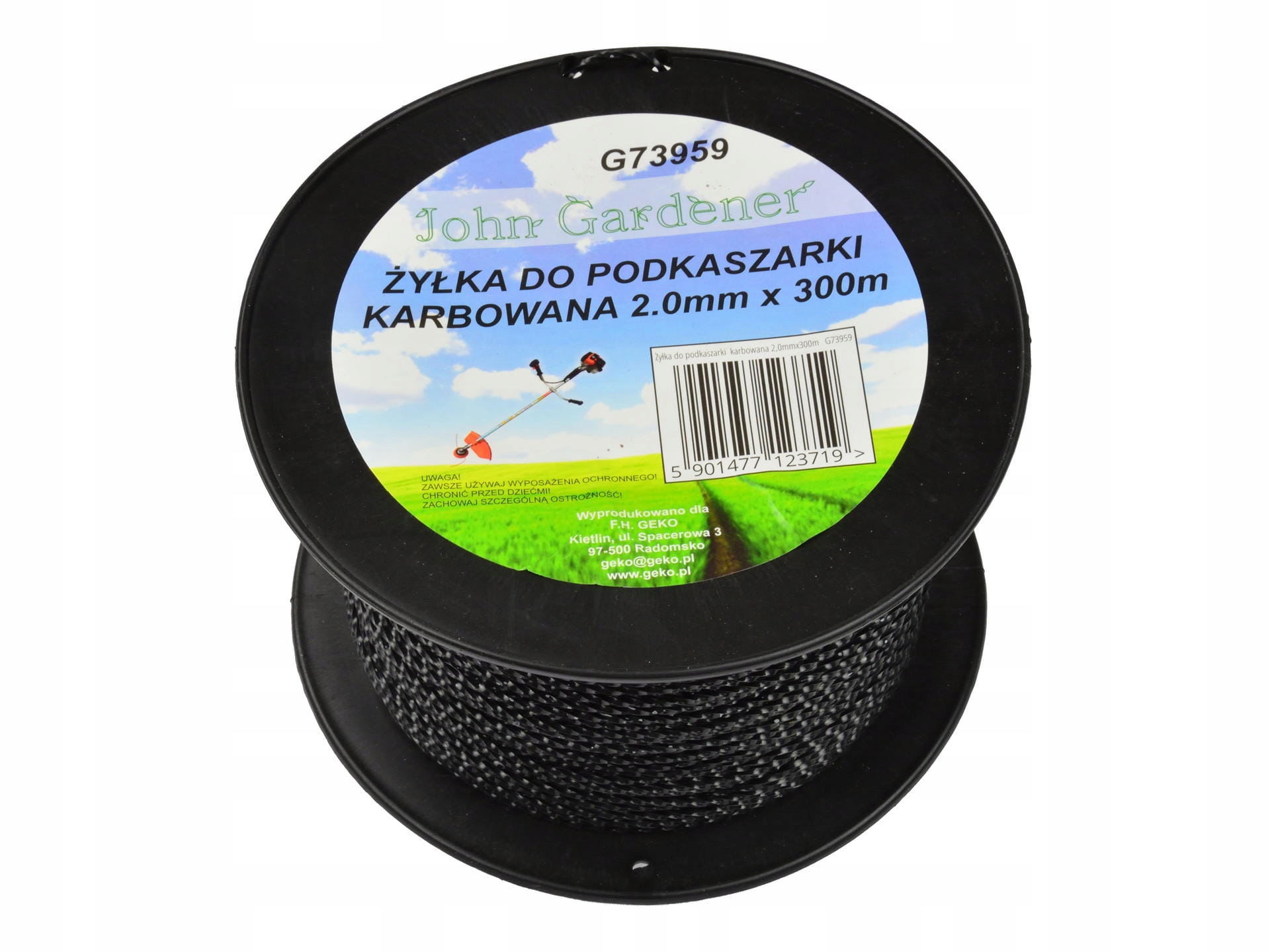 

Żyłka do podkaszarki karbowana 2,0mm 300mm