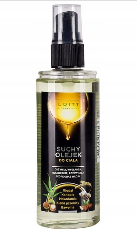 Editt Cosmetics 100ml suchy olejek do ciała włosów EAN (GTIN) 5904215406143