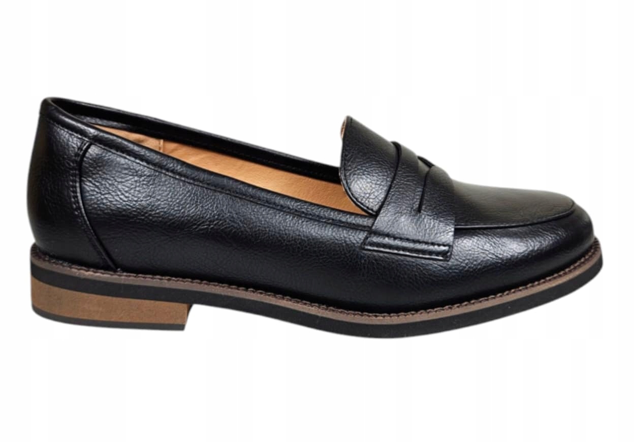 Potocki Mokasíny Dámské Polobotky 25-12573BK Černé vel. 41