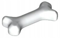 

Lego Kość Krótka Biała 4600294 93160 5 sztuk