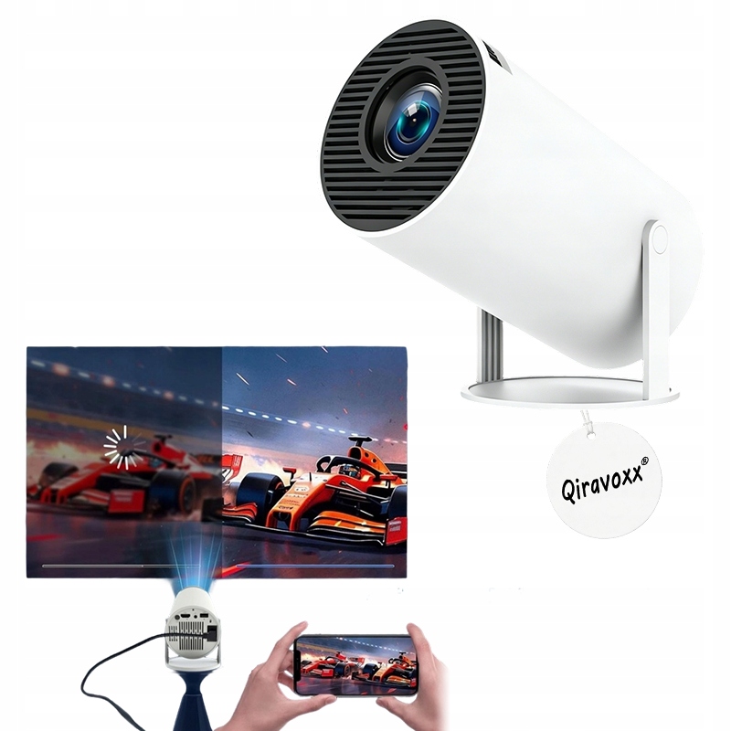 Přenosný Mini Projektor Android WiFi Projektor 360 Full Hd Bluetooth