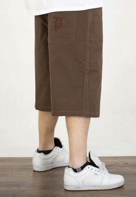 Kraťasy Prosto Baggy Reverse swamp hnědé