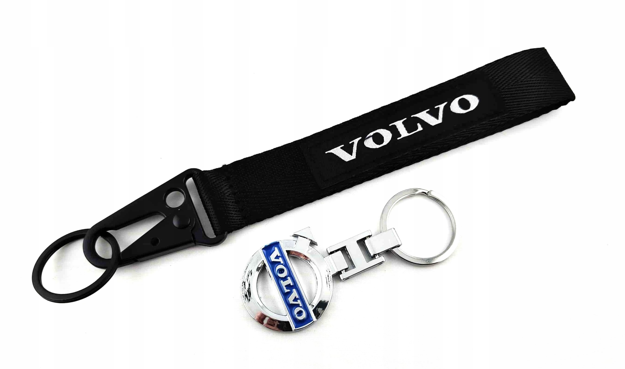 Volvo Zestaw Brelok Breloczek Metalowy Do Kluczy Smycz