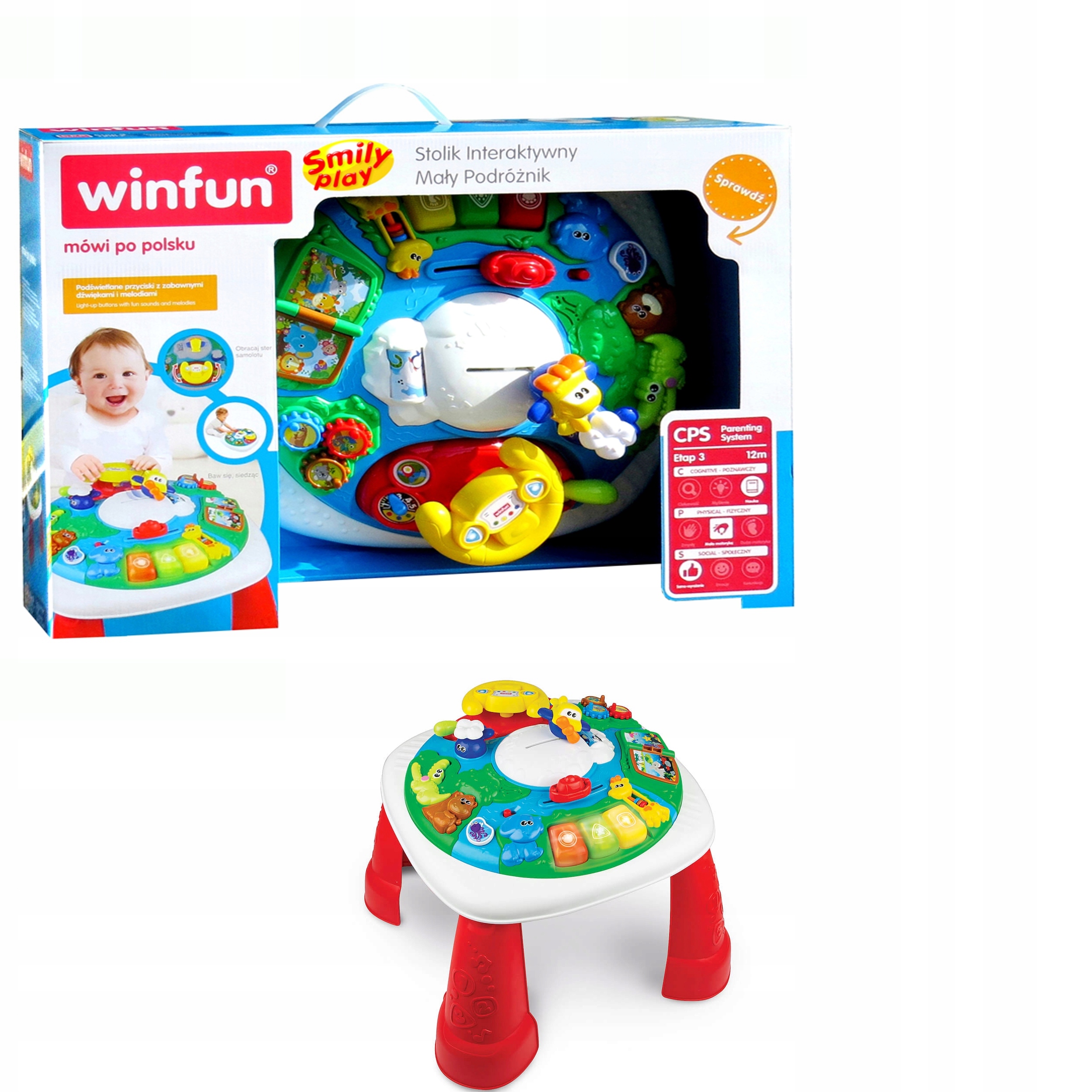 

Smily Play Stolik Interaktywny edukacyjny Mały Pod