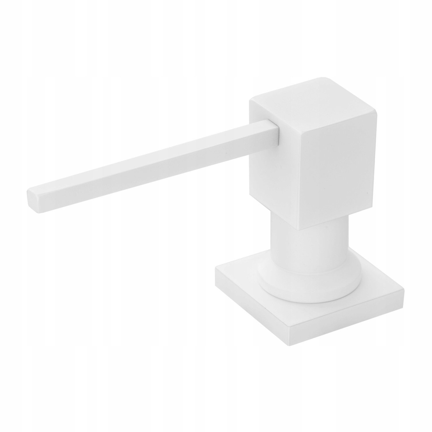 DOZOWNIK BIAŁY KWADRATOWY DO ZLEWOZMYWAK DO PŁYNU