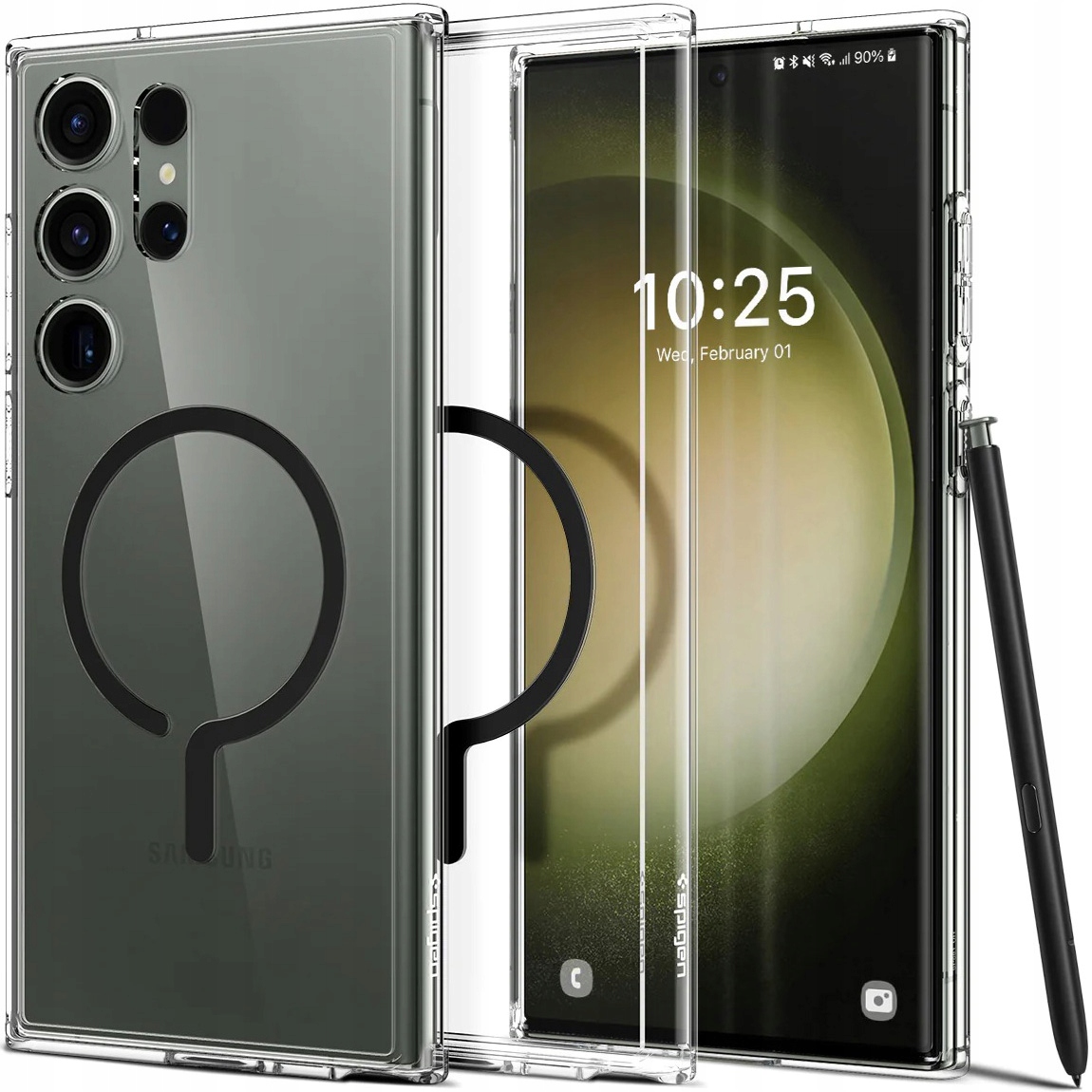 

Etui do Galaxy S23 Ultra, Spigen U Hybrid Mag case