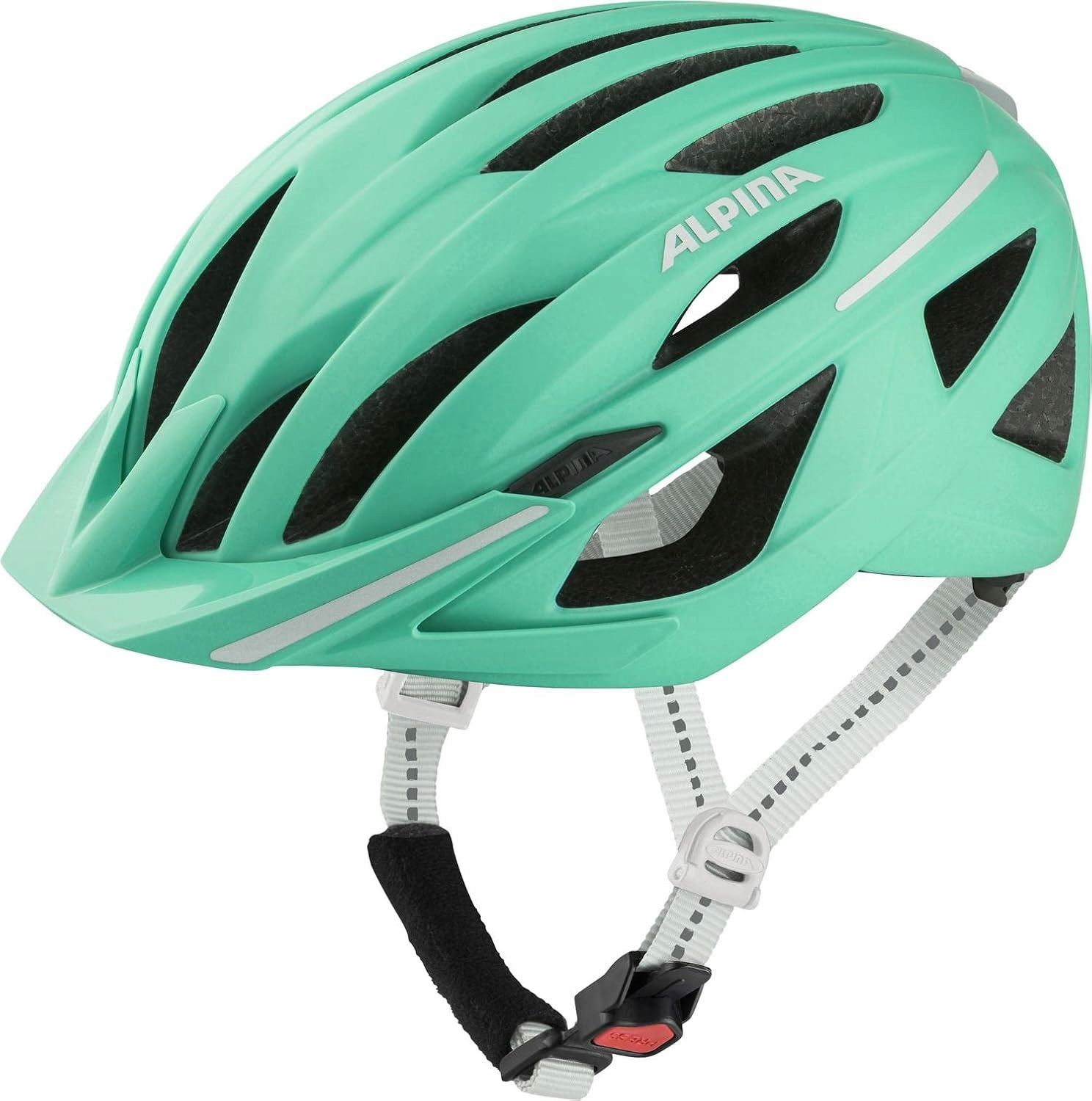 Cyklistická přilba Alpina Haga Turquoise Matt M 55-59 Cm