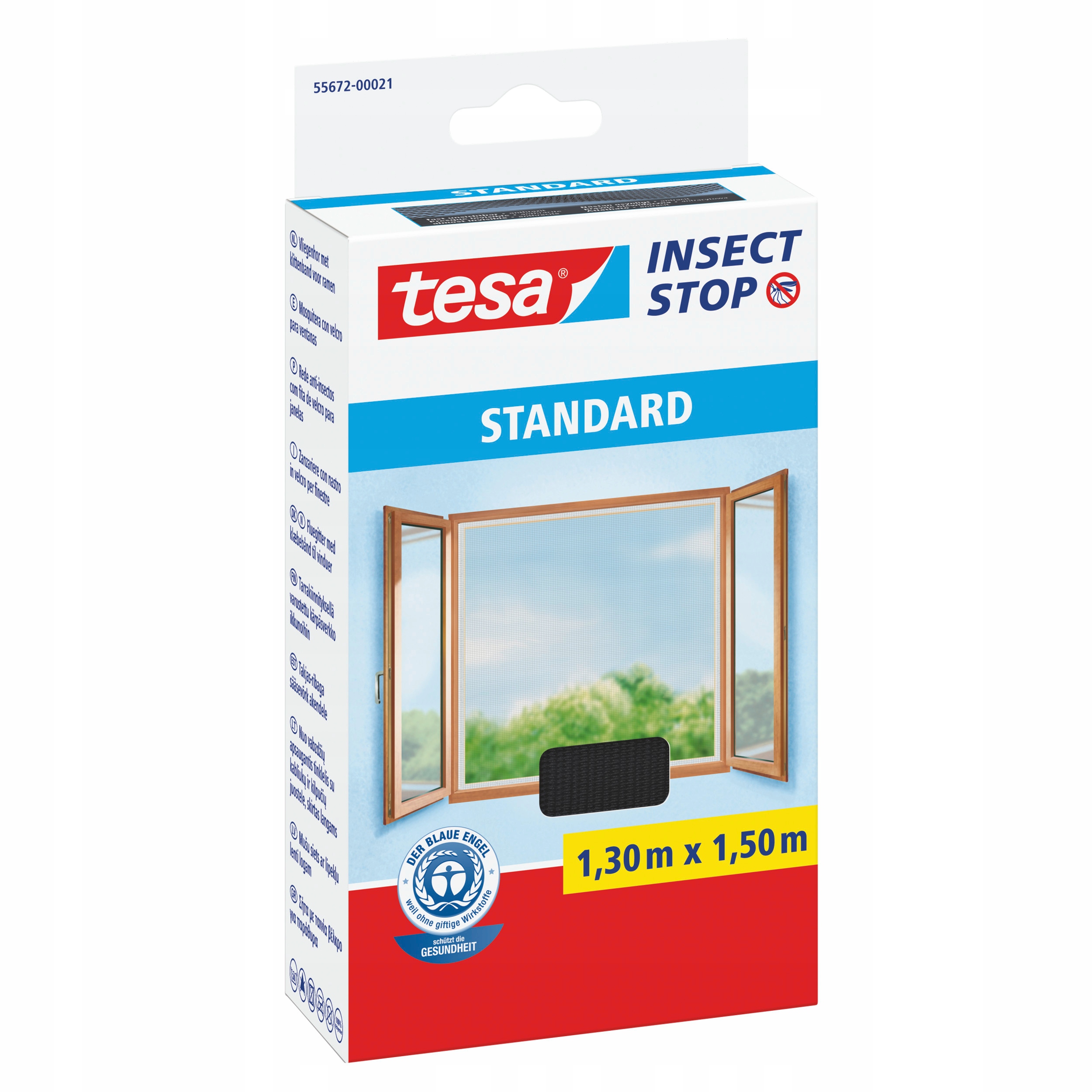 

Moskitiera na okno tesa Standard 1,3 x 1,5m czarna