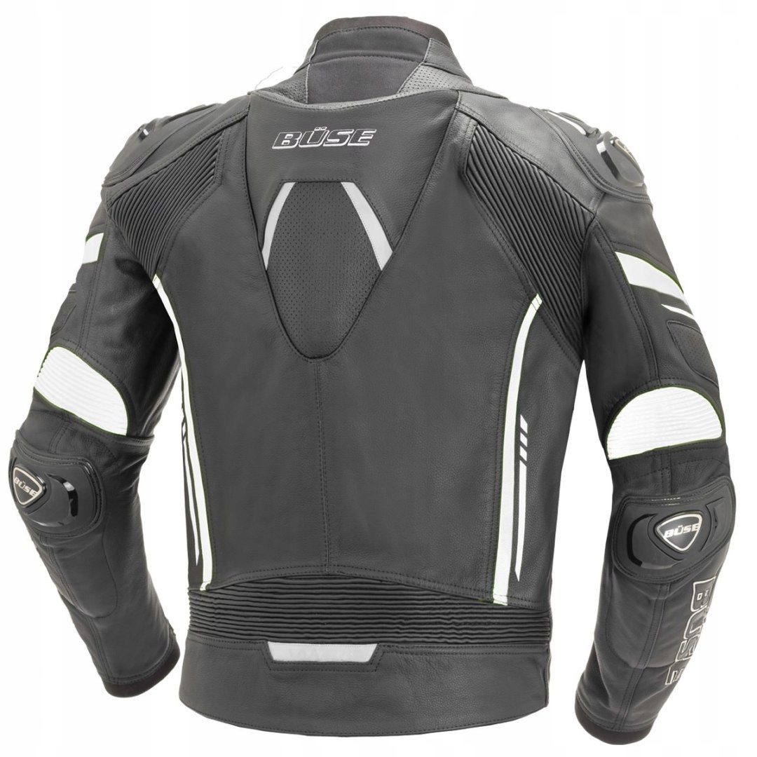 Kurtka skórzana BUSE Imola czarno-biały 54 Producent Buse