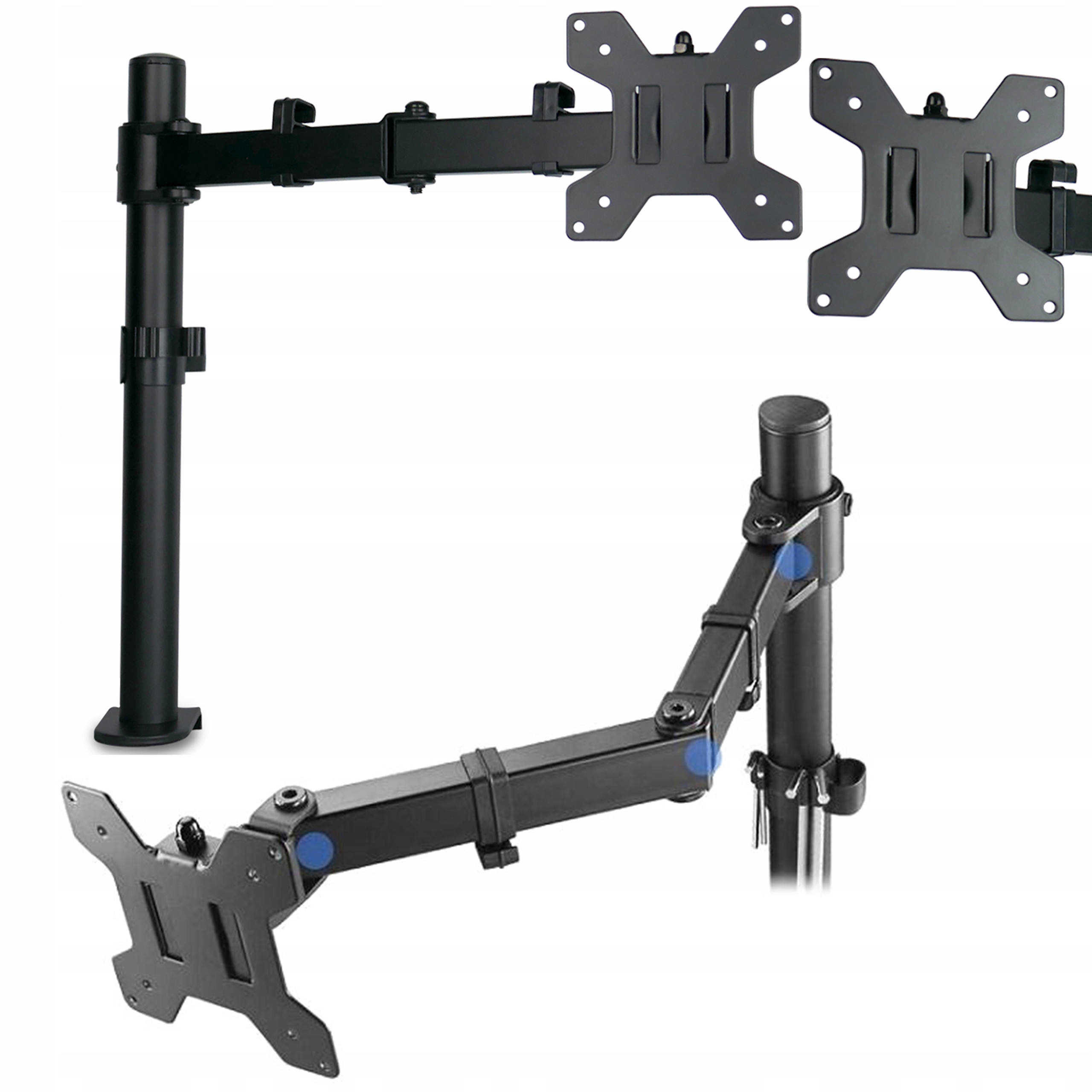 Stojan Na Monitor K Psacímu Stolu, robustní, Vesa 13-27 Palců, manuální nastavení