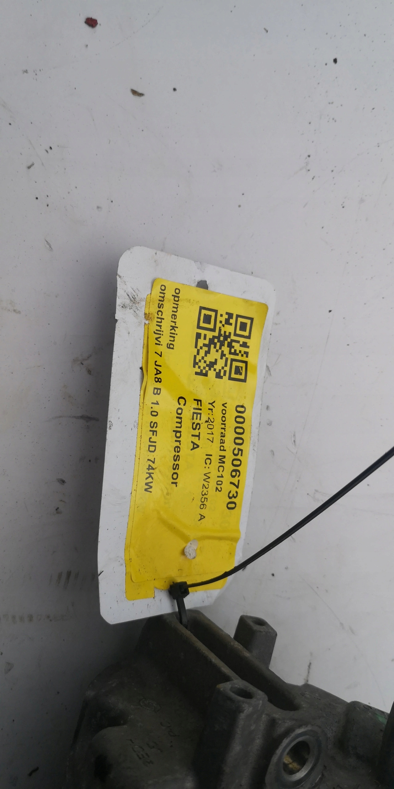 FORD FIESTA 1.0 B C1B1-19D629-AH compressor; KLIMATY