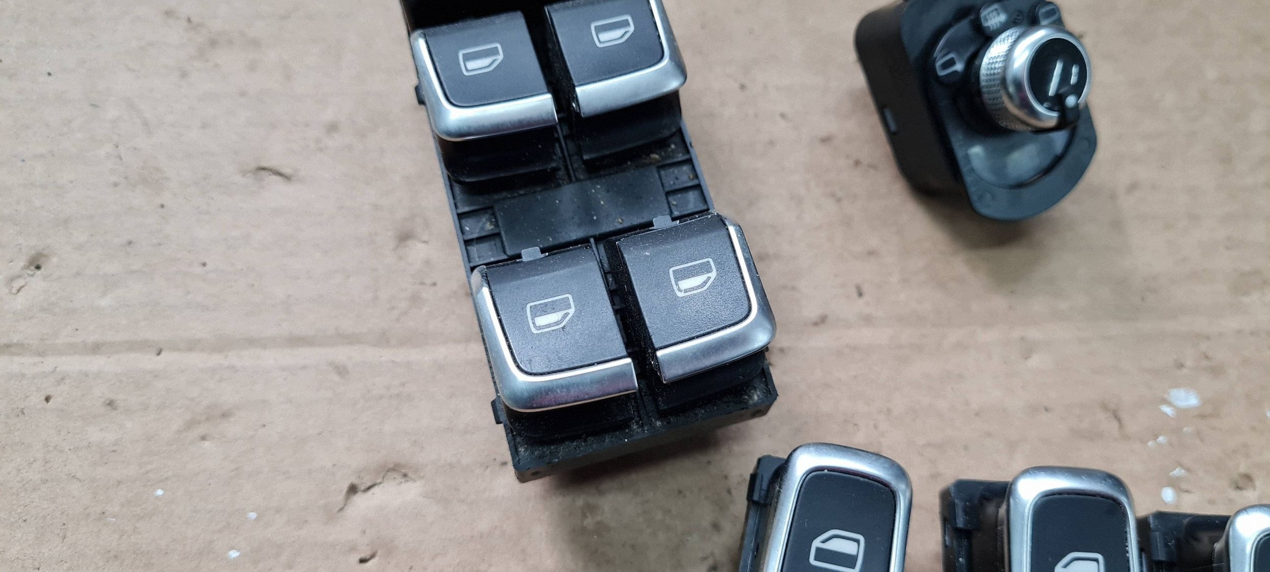 A6 C7 4G Commandes Vitre CHROM PANEL KOMPLET 4G0959851 A4 B8 A5 Q5