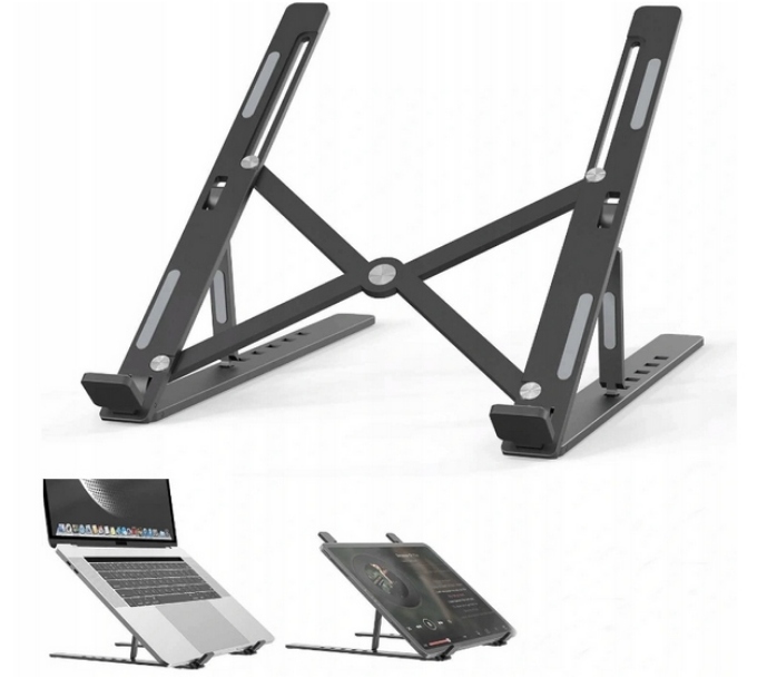 ALUMINIOWA PODSTAWKA PODKŁADKA POD TELEFON LAPTOP Kod producenta N3-black-18'