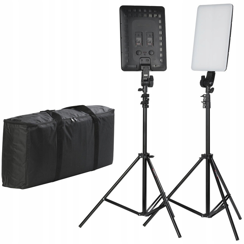 Quadralite Thea 450 Led zestaw 2 paneli z 2 statywami