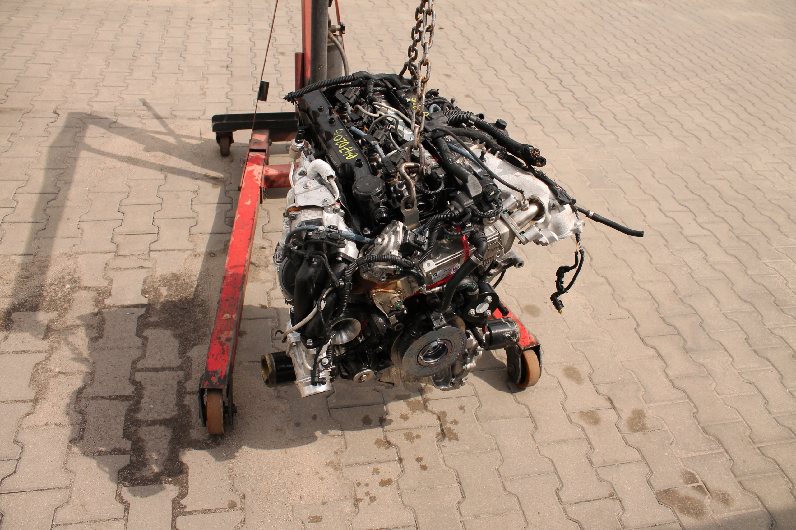 engine complete BMW B47D30B BITURBO 9 TYSKM