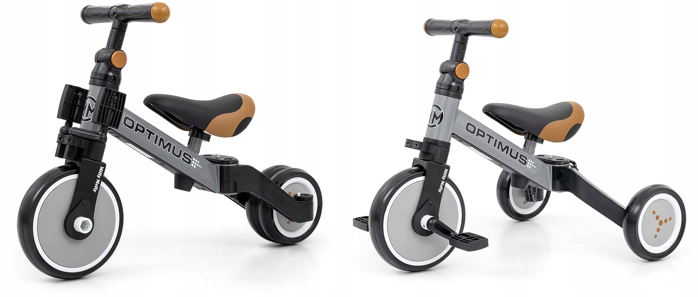 Rowerek 3w1 trójkołowy biegowy Optimus Milly Mally