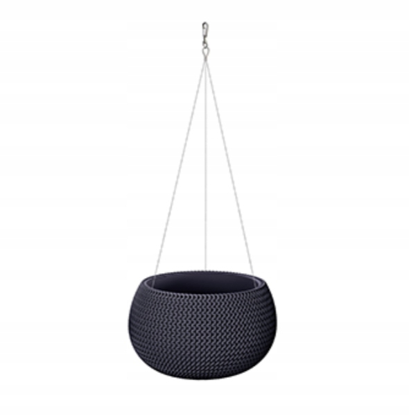 

Doniczka Splofy Bowl Wisząca DKSP290WS Antracyt