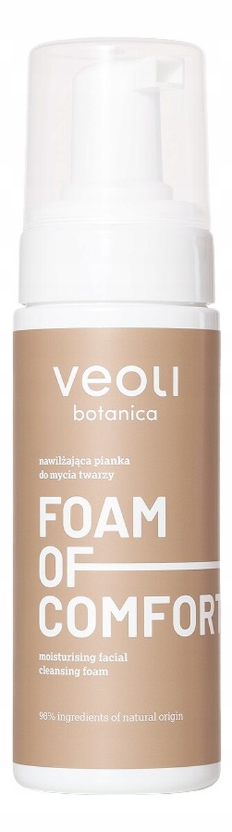 Veoli Botanica Zklidňující hydratační čisticí pěna na obličej 150 Ml