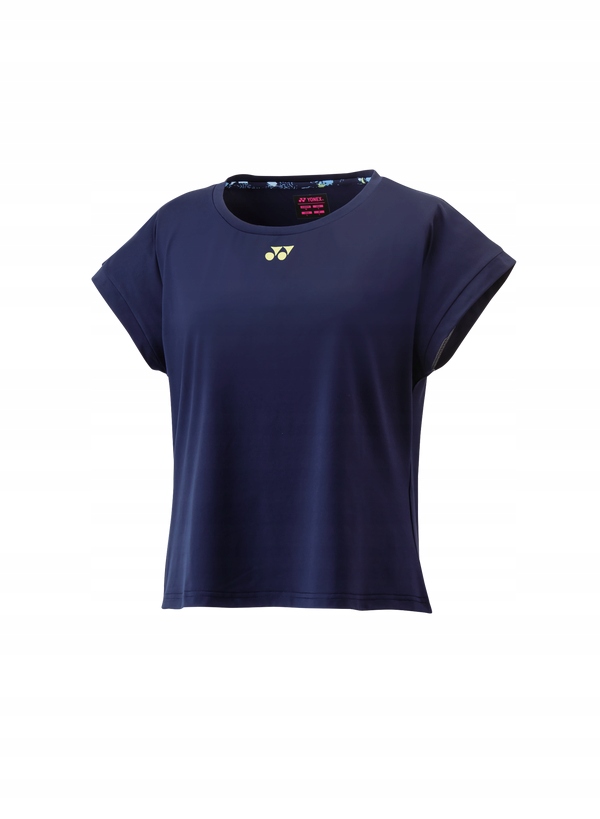 Koszulka tenisowa Yonex Crew Neck granatowa rozmiar S