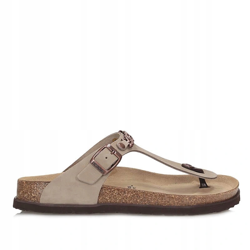 Dámské žabky Dr Brinkmann 701003-08 béžové nazouváky žabky