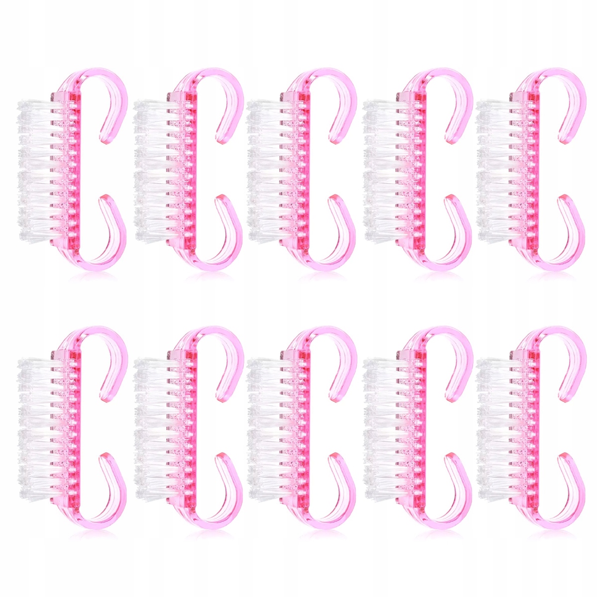 

10x Szczoteczka do paznokci manicure pyłu z rączką