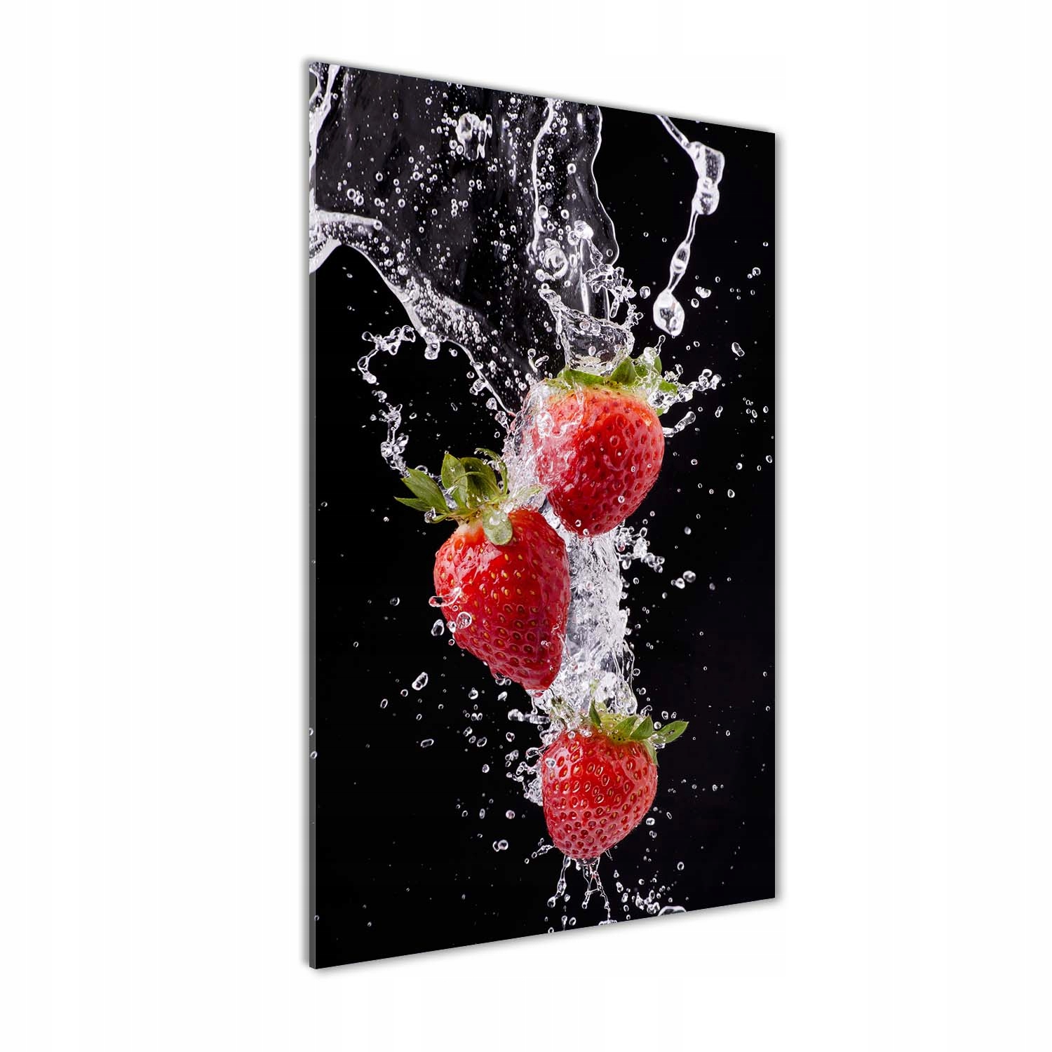 Fotoobraz tvrdené sklo Jahody 60 x 120 cm
