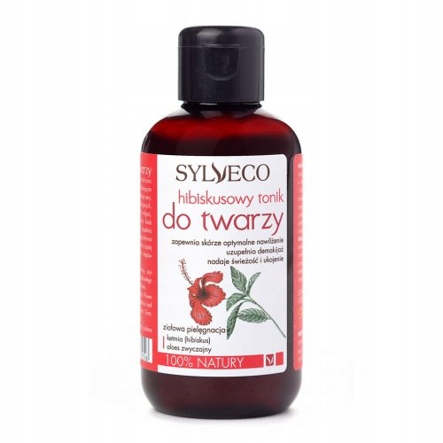 Sylveco 150ml hibiskusowy tonik do twarzy HIBISKUS