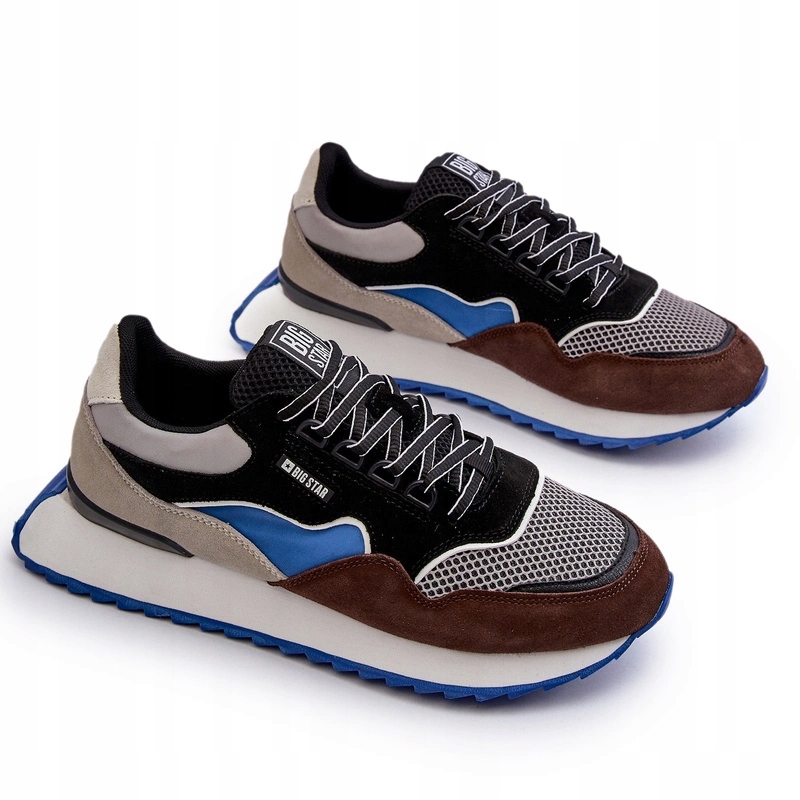 Pánské Tenisky Big Star NN174322 Hnědo-černé 43