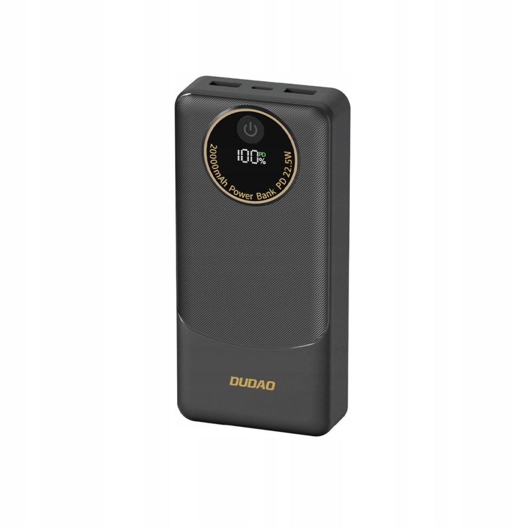 Dudao K12 10000mAh PD 22.5W Czarny