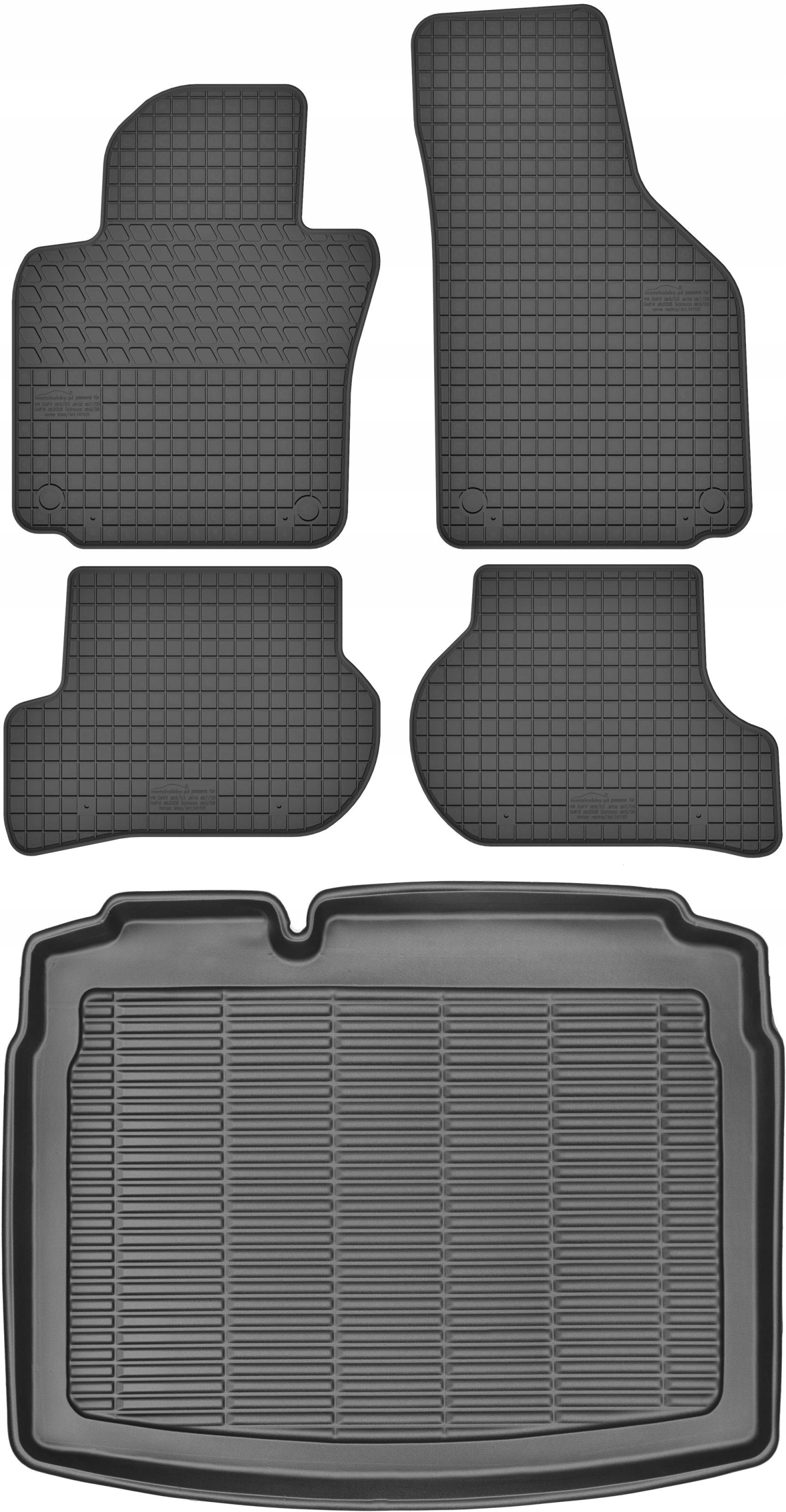 Vw Golf VI Hb 2008-2012 Koberec a kufor