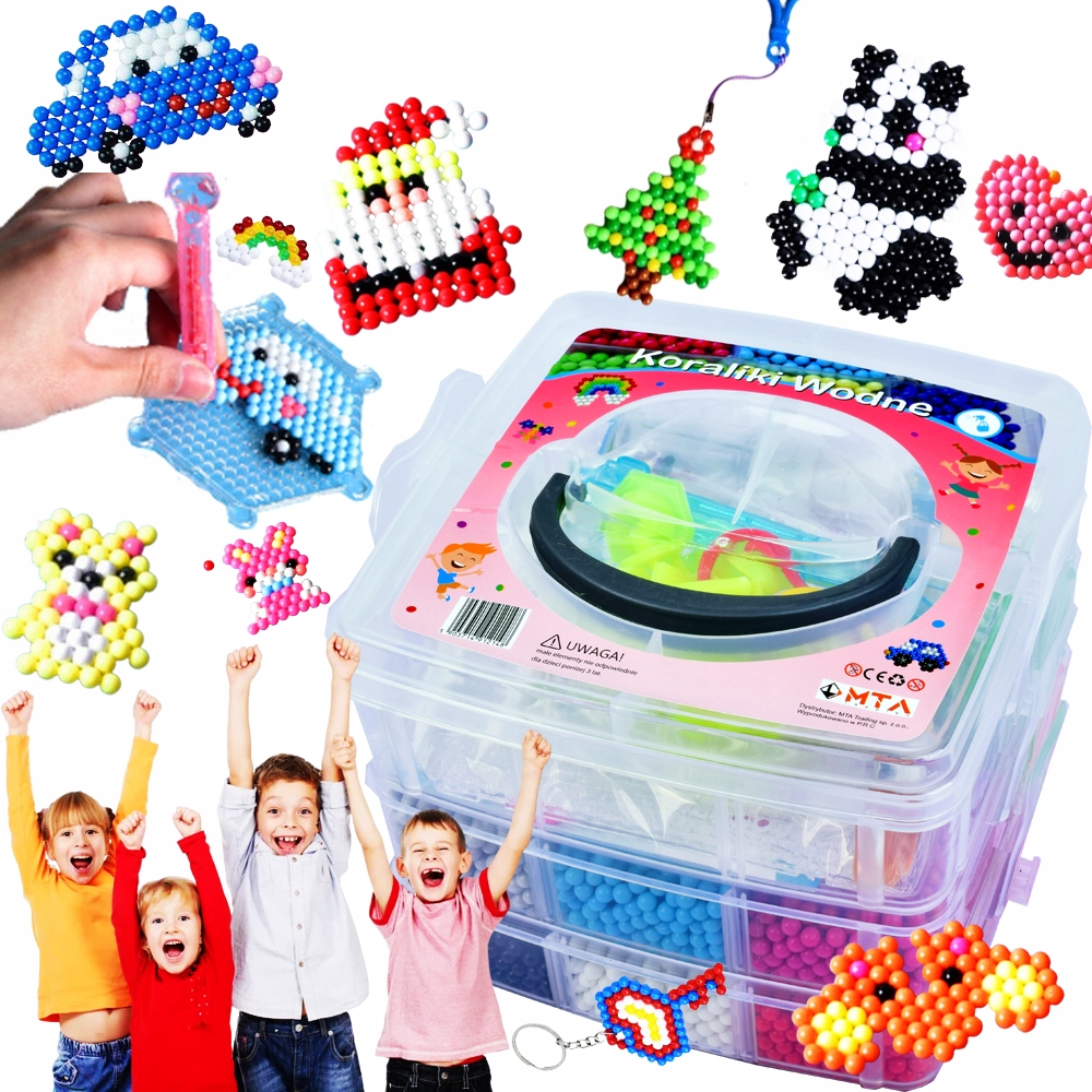 

Koraliki Wodne Kuferek XL Szablony 10000szt!