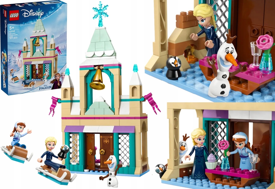 177 stavebnice Lego Disney Ledové království 43265 Ledové království Arendelle