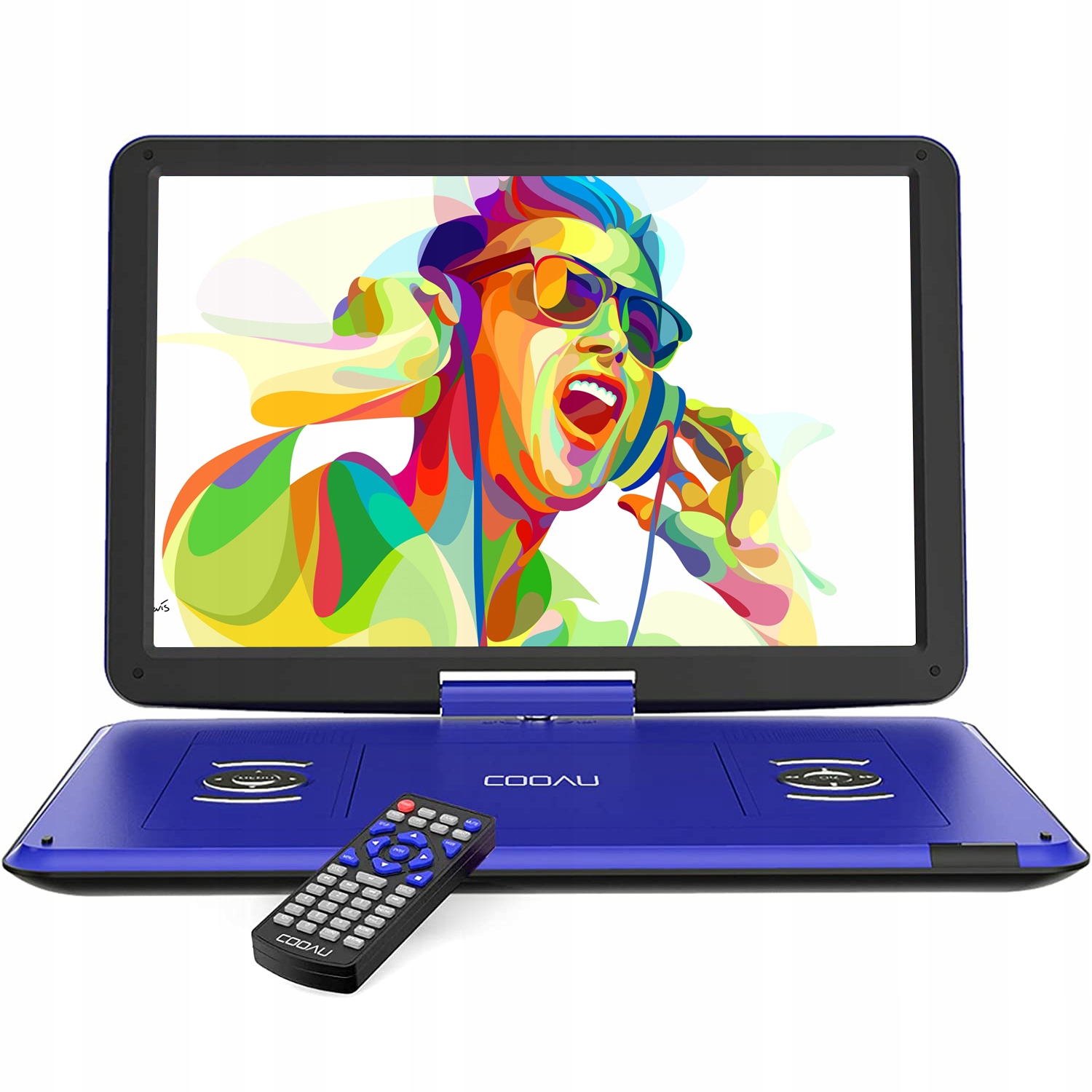 ODTWARZACZ DVD 17.5" PRZENOŚNY SAMOCHODOWY USB/SD