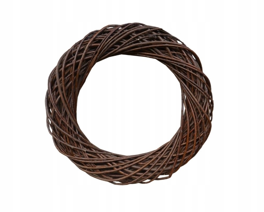 

Wianek Wiklinowy 30cm Ciemny ring podkład