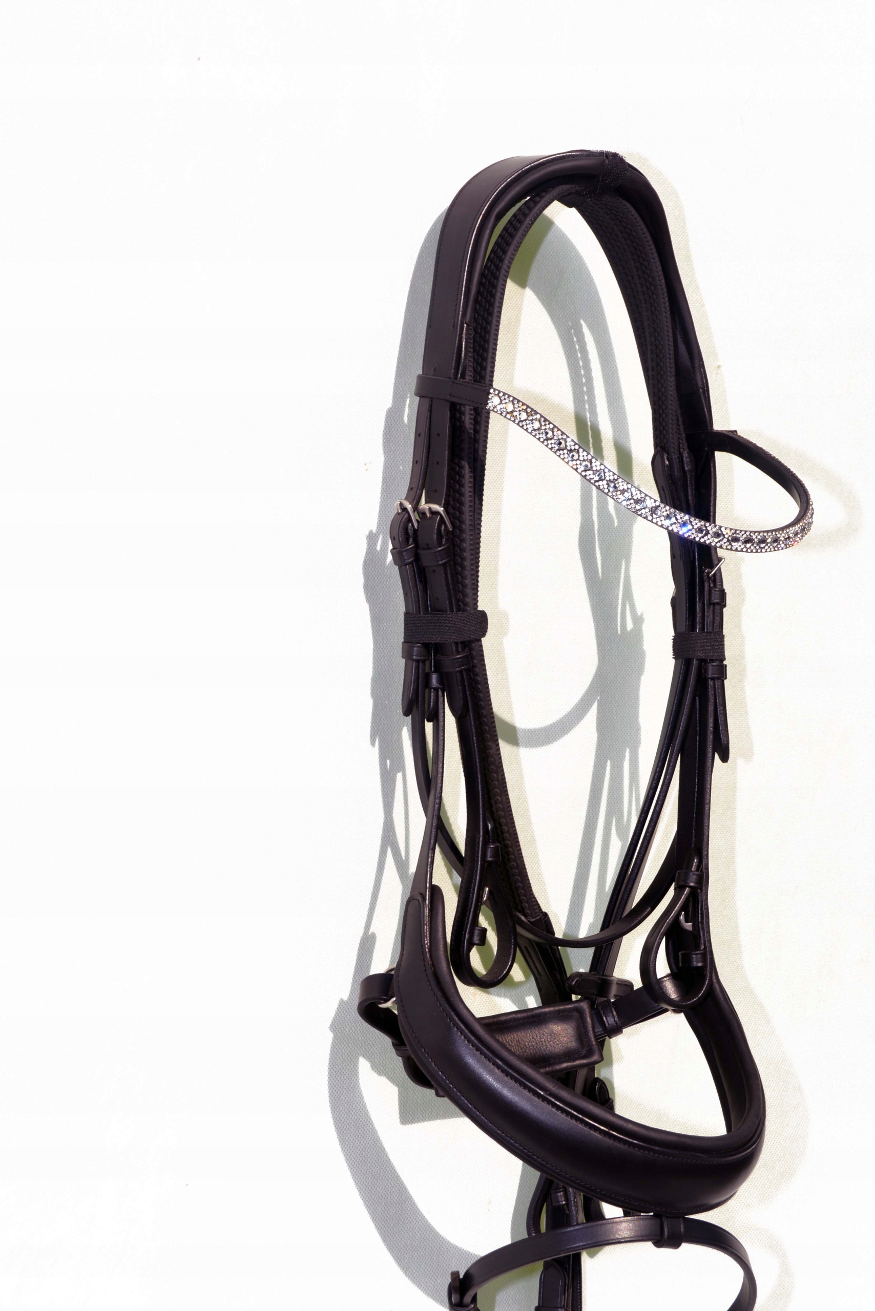 Ogłowie+ Wodze Anatomiczne Profilowane Skóra Premium Roz. Full