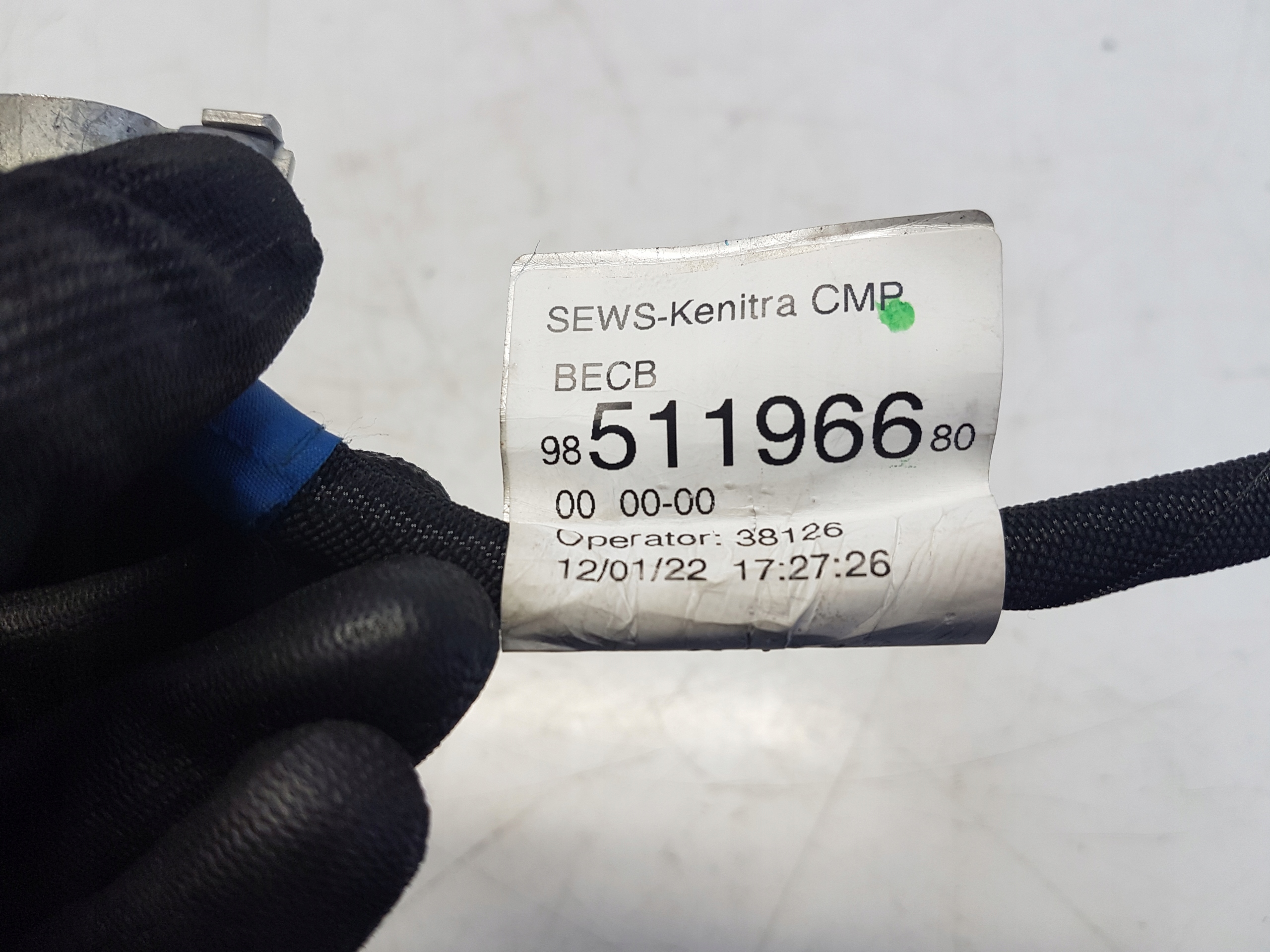 CITROEN C4 III 1.2T borne ujemna 9851196680