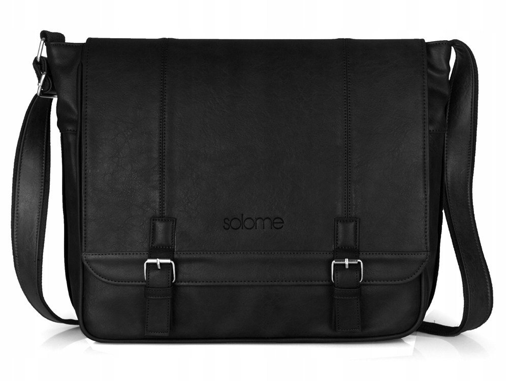 

Czarna Torba Męska Listonoszka Solome M13 Polska