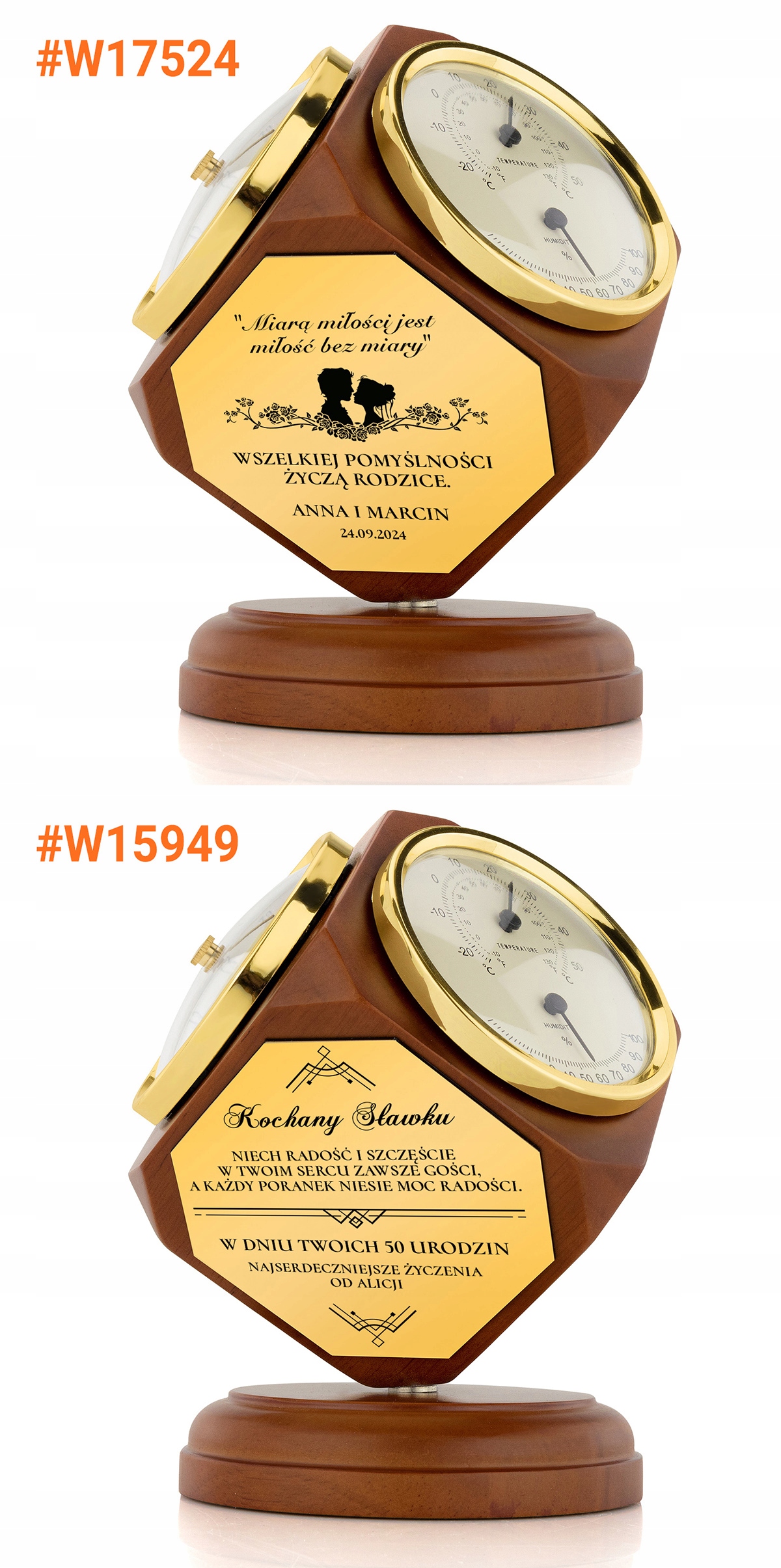 STACJA POGODY barometr prezent EMERYTURA GRAWER Model PW980