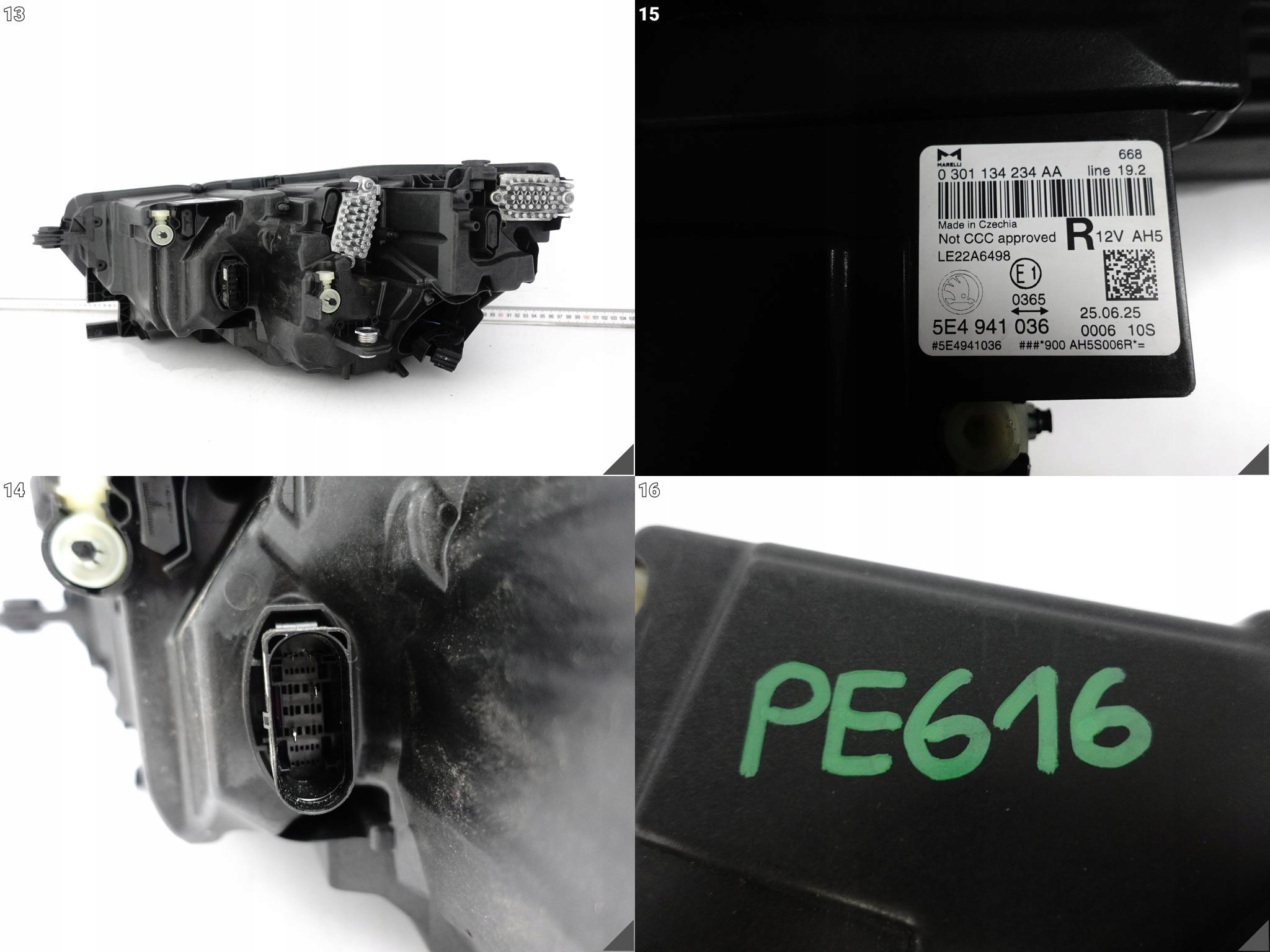 SKODA OCTAVIA IV 4 5E4 LIFT 24- light CRYSTAL FULL LED right front EU
