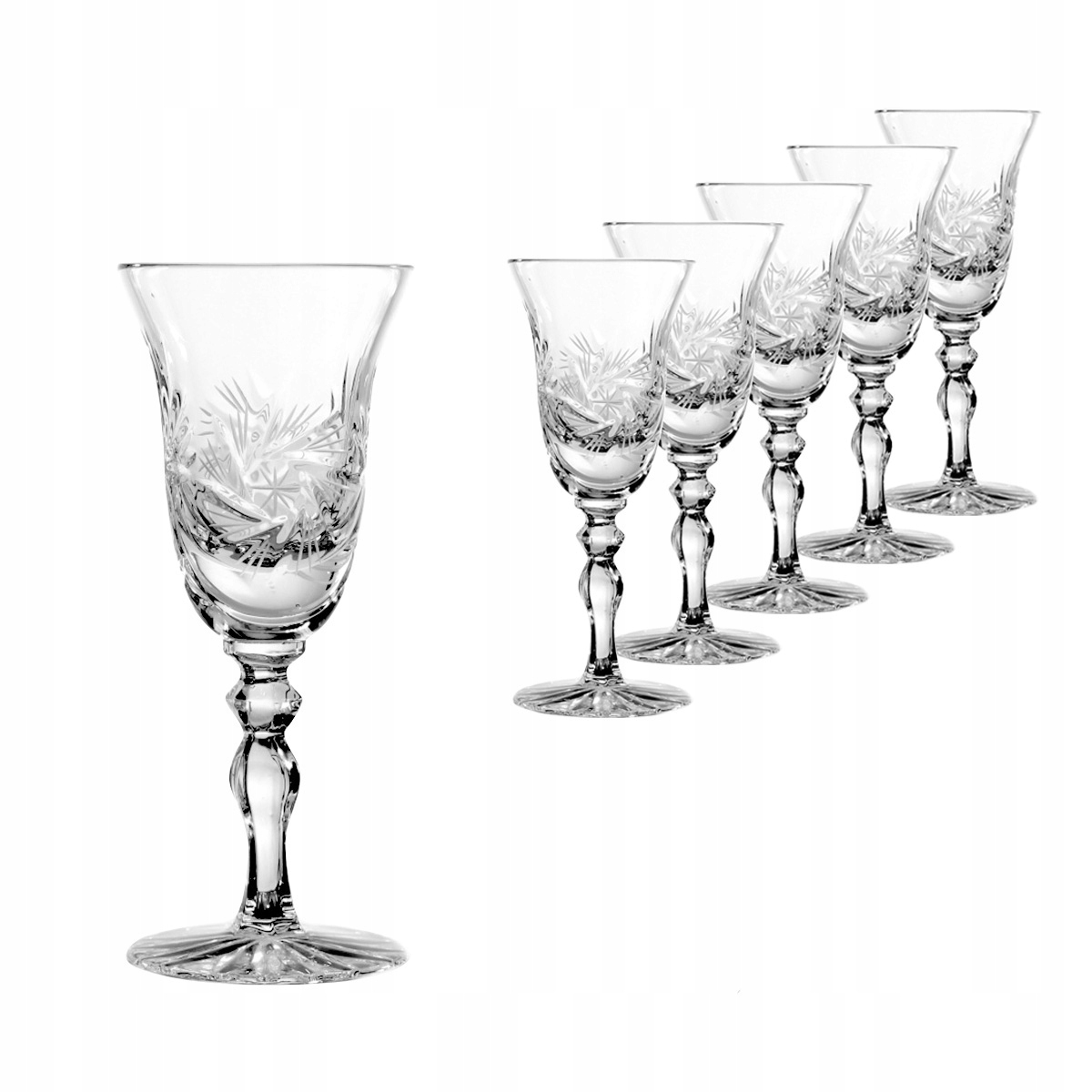 

Kieliszki kryształowe do wódki 6szt. 1/ml