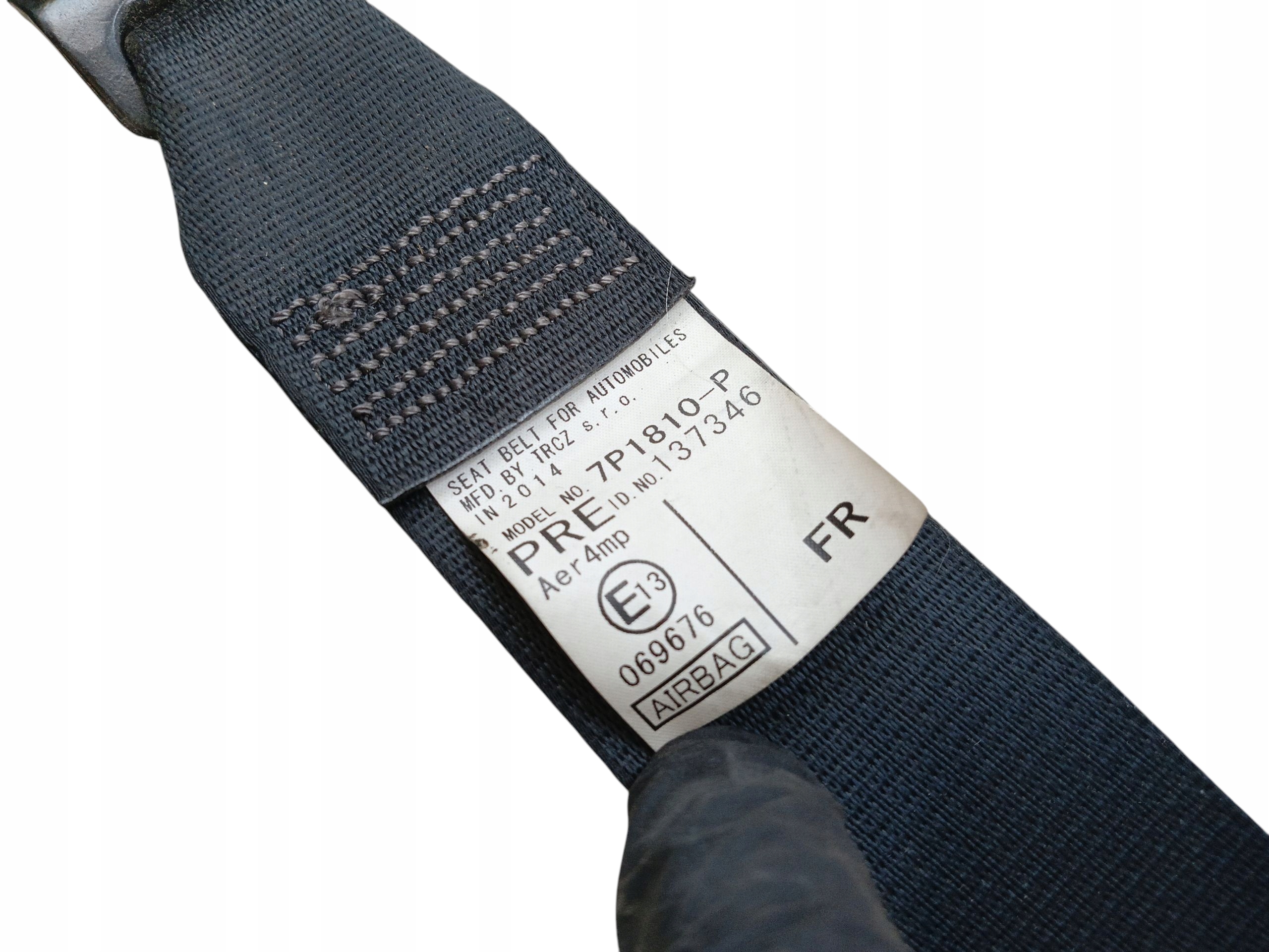 tension belt safety right front front TOYOTA COROLLA E18 E18 7P1810-P