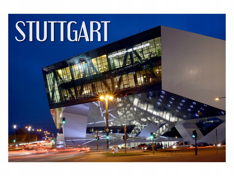 

Stuttgart Muzeum Porsche Magnes na lodówkę