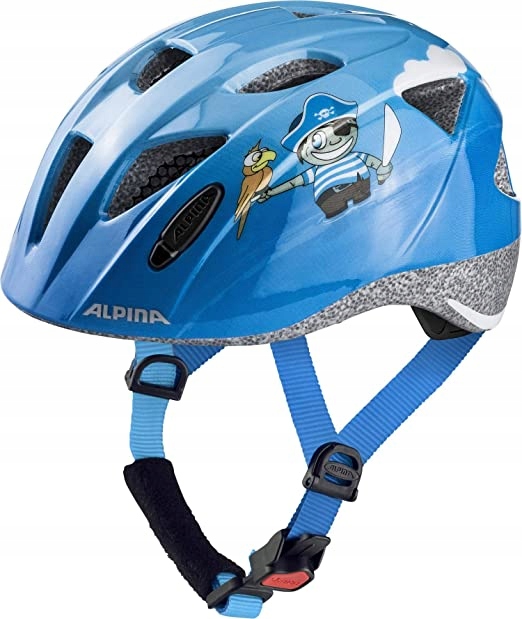 Kask Dziecięcy Rowerowy Alpina rozm 49-54 niebieski