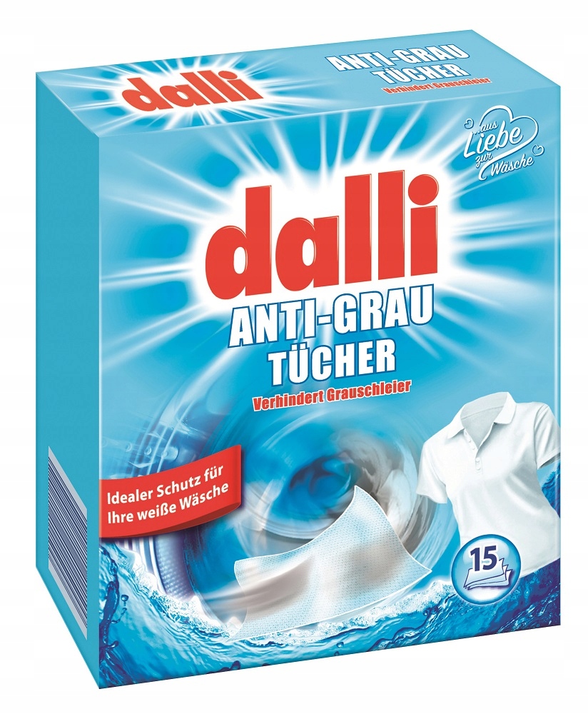 

Chusteczki do prania białych tkanin Dalli 15szt