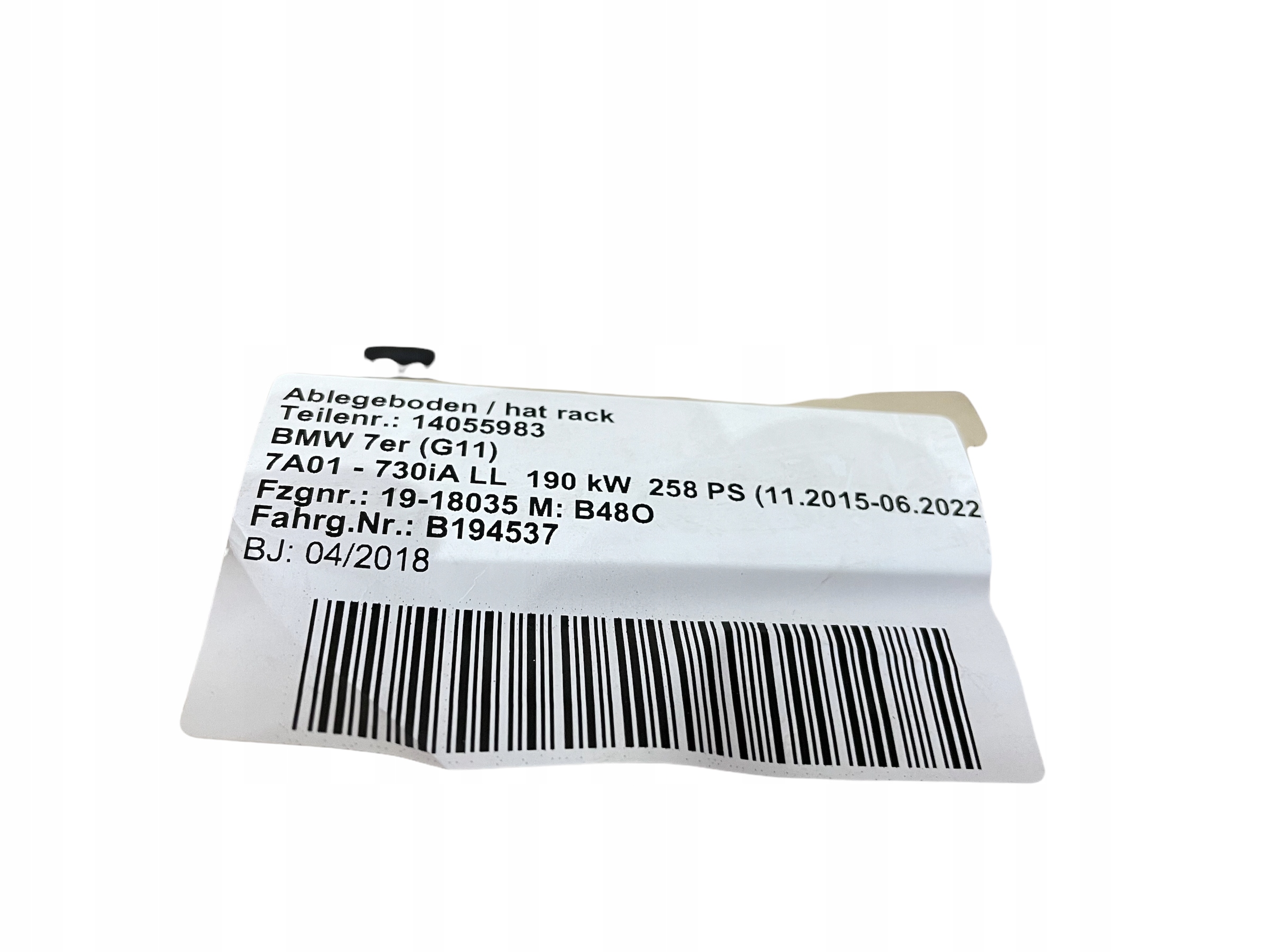 plato boot BMW 7 G11 G12