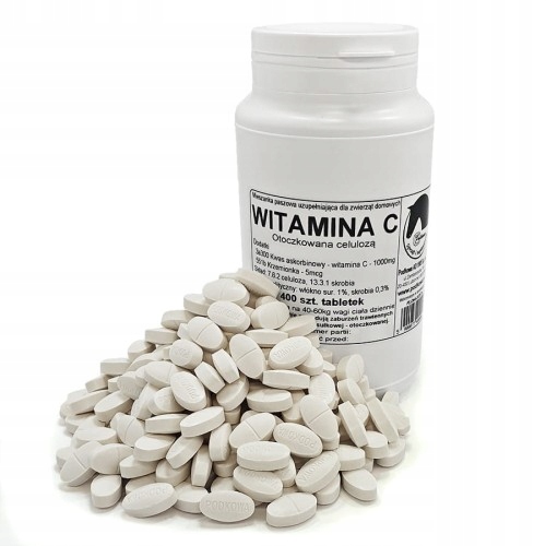 Levně Vitamín C obalovaný pomalu uvolňovaný 1000 mg Podkowa 400 ks