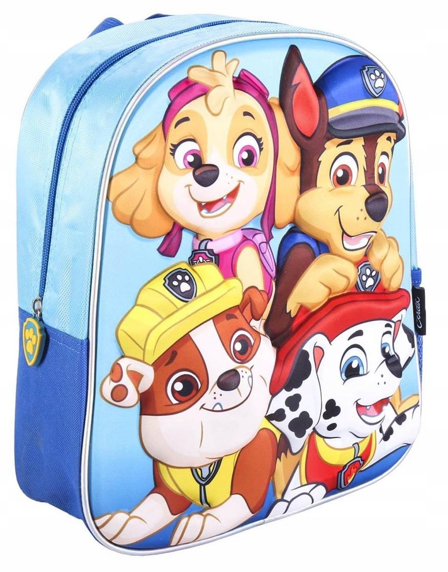 

Psi Patrol Plecak Plecaczek 3D Przedszkola Dzieci
